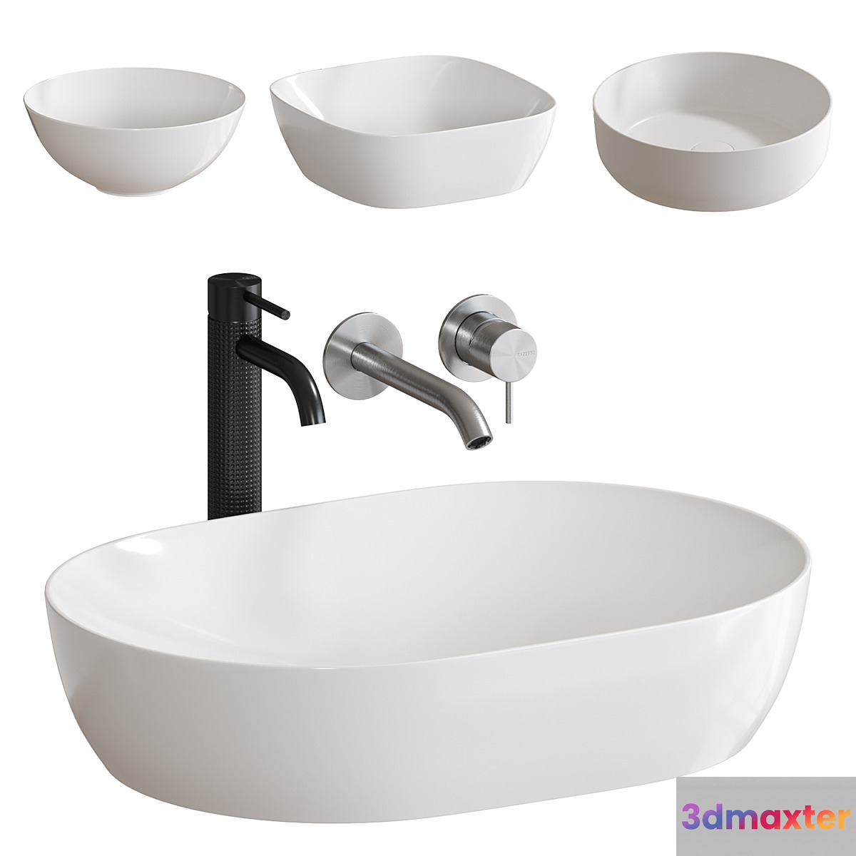 Washbasins Ceramica Nova - No.2 3D Max