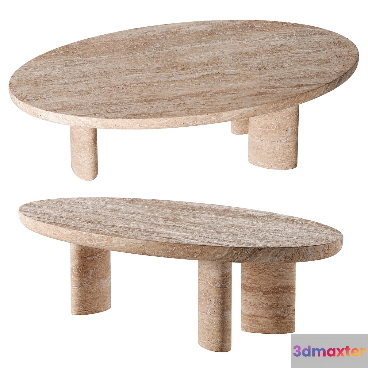 Timo coffee table 3D Max