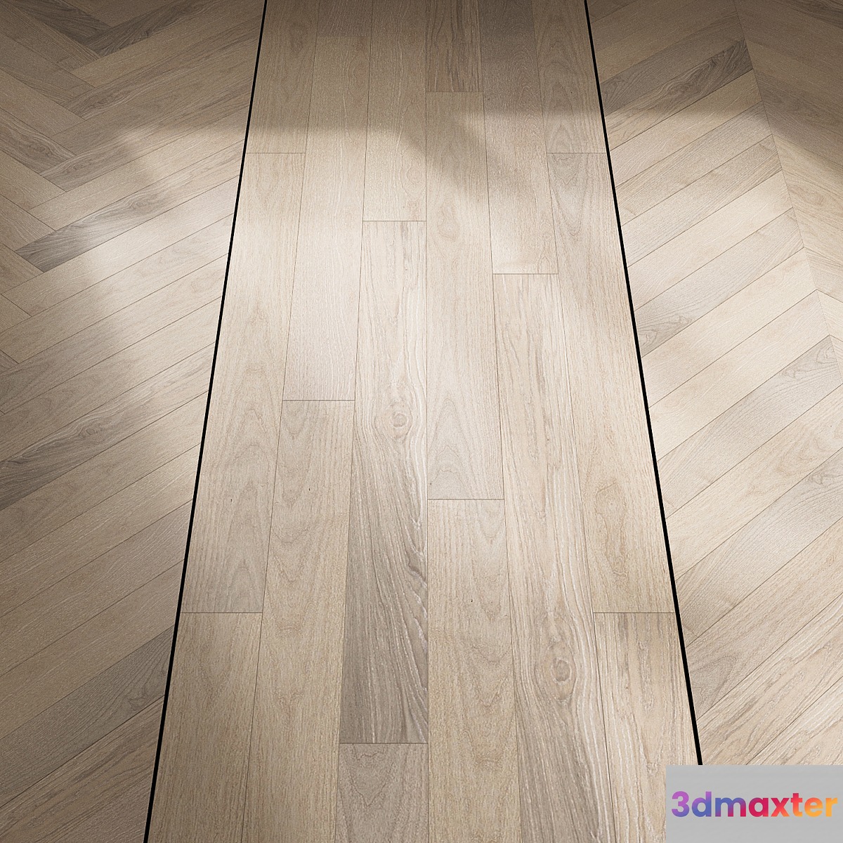 Parquet Ash NORWEGIAN MOSS 3D Max
