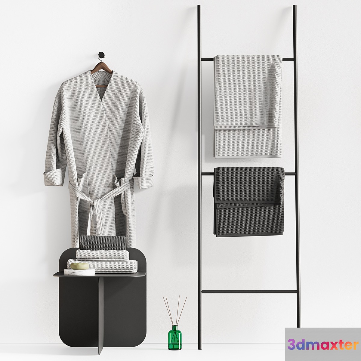 bathroom set 1 - No.2 3D Max