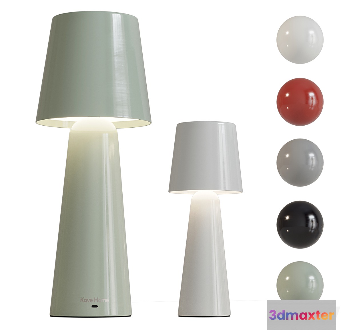 Arenys Wireless Lamp by Kave Home 3D Max