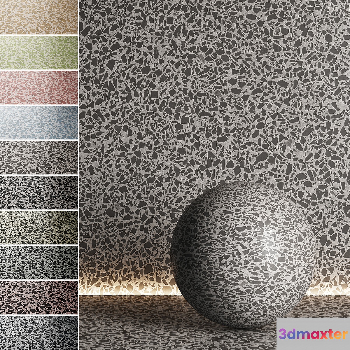 Terrazzo seamless marble 15 3D Max Terrazzo seamless marble 15 3D Max