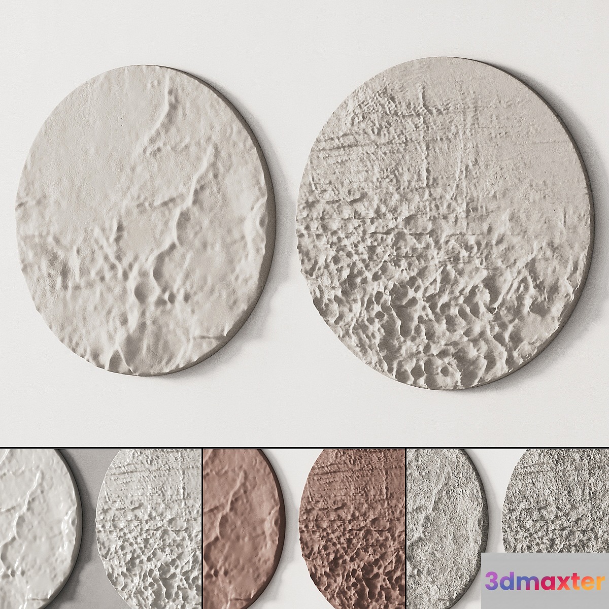 279 decorative wall art 11 round artworks P02
