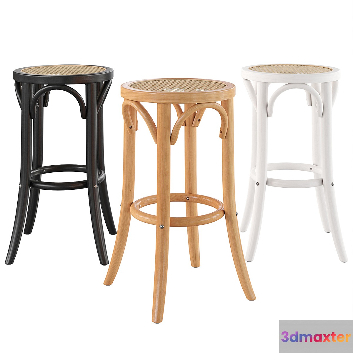 Bar stool Harlo 3D Max