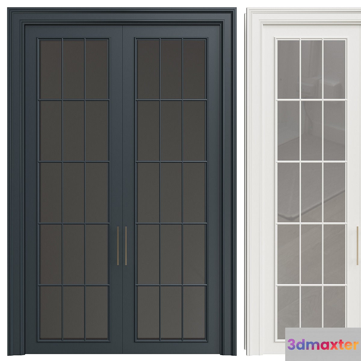 Interior Doors 208 3D Max