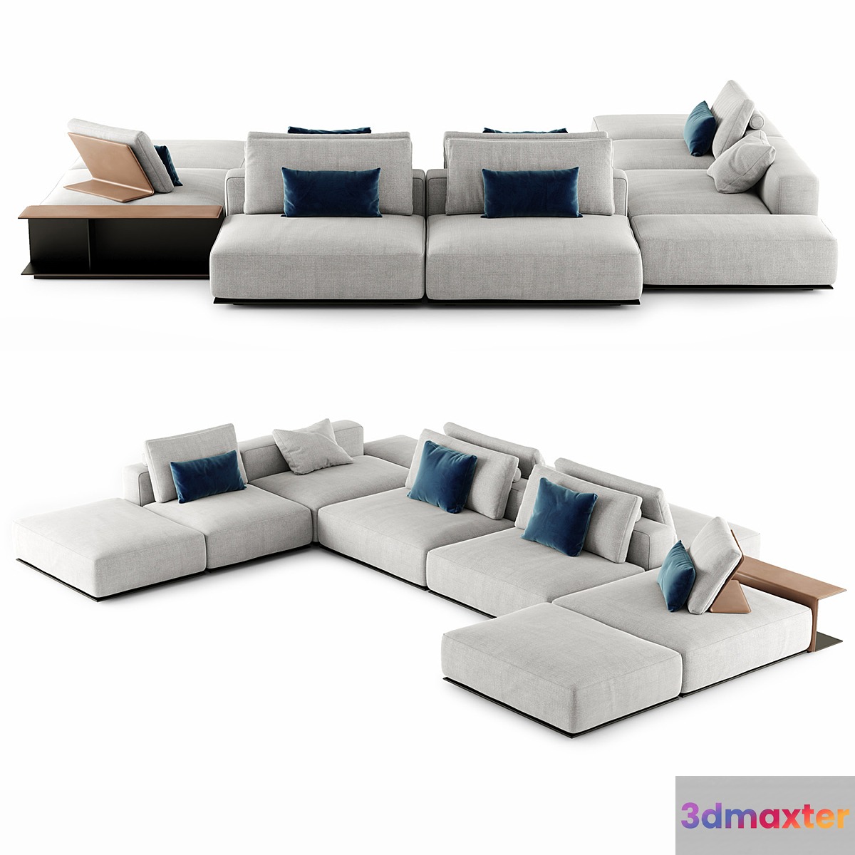 Poliform WESTSIDE sofa 12 3D Max