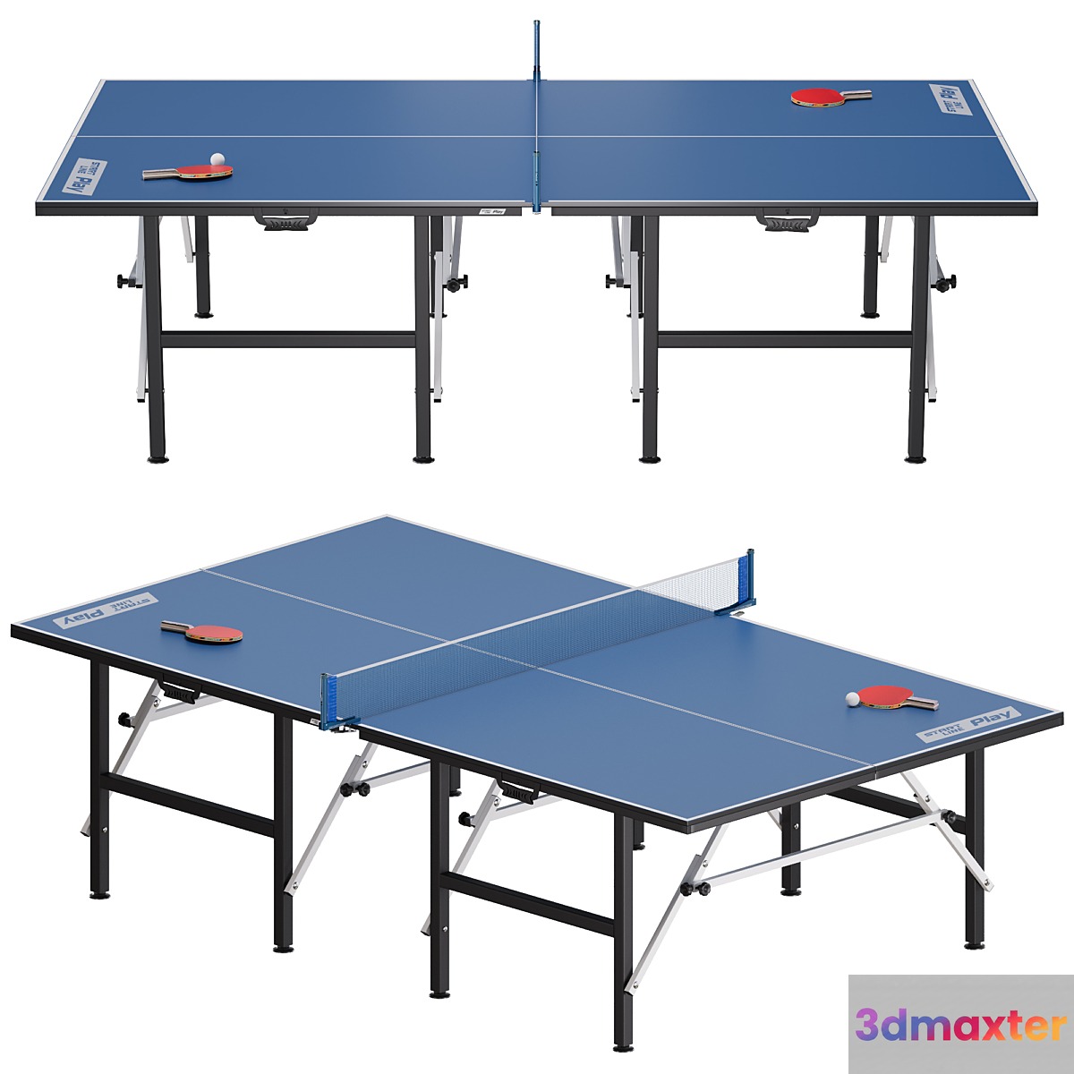 Play tennis table from Start Line 3D Max