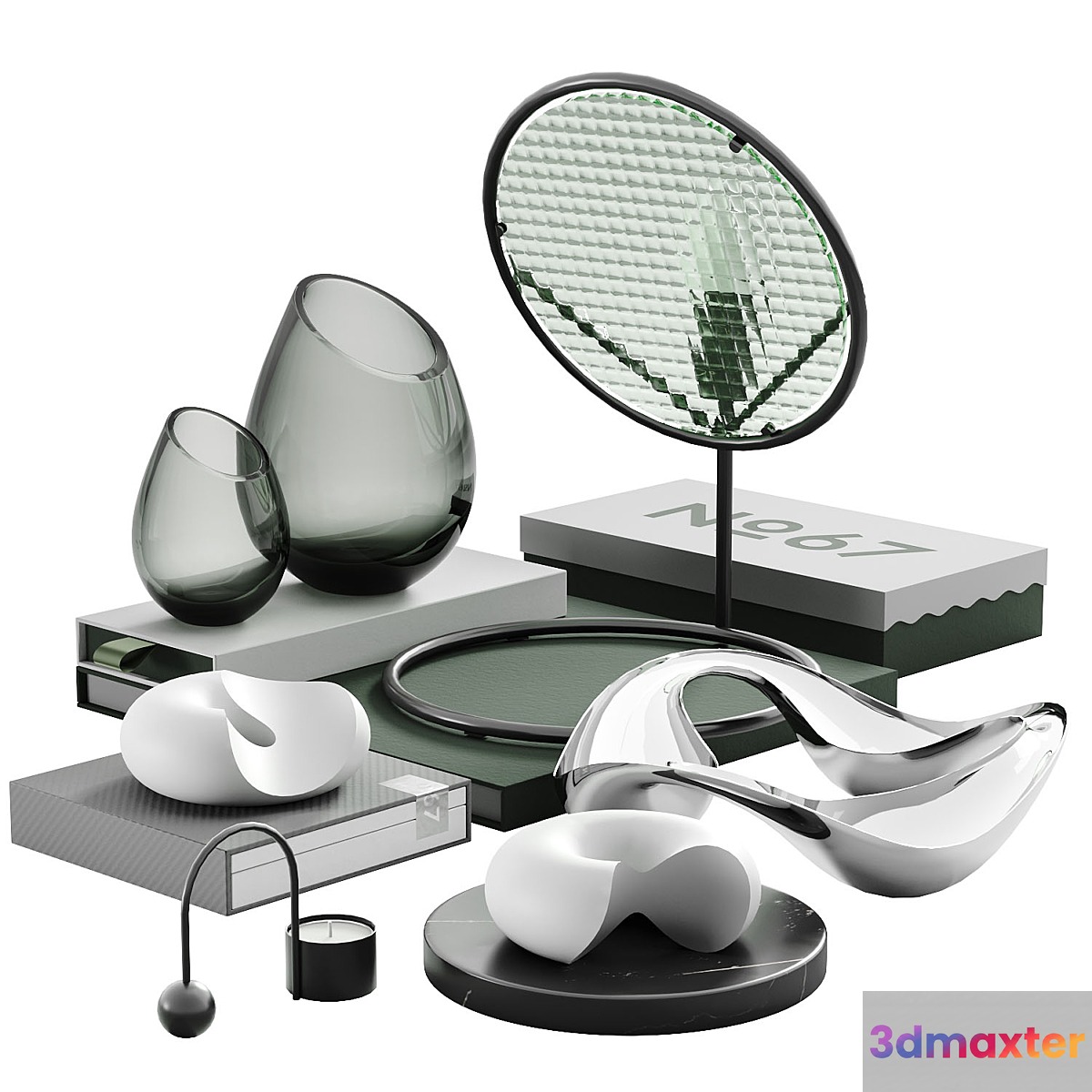 Decorative set 7 3D Max