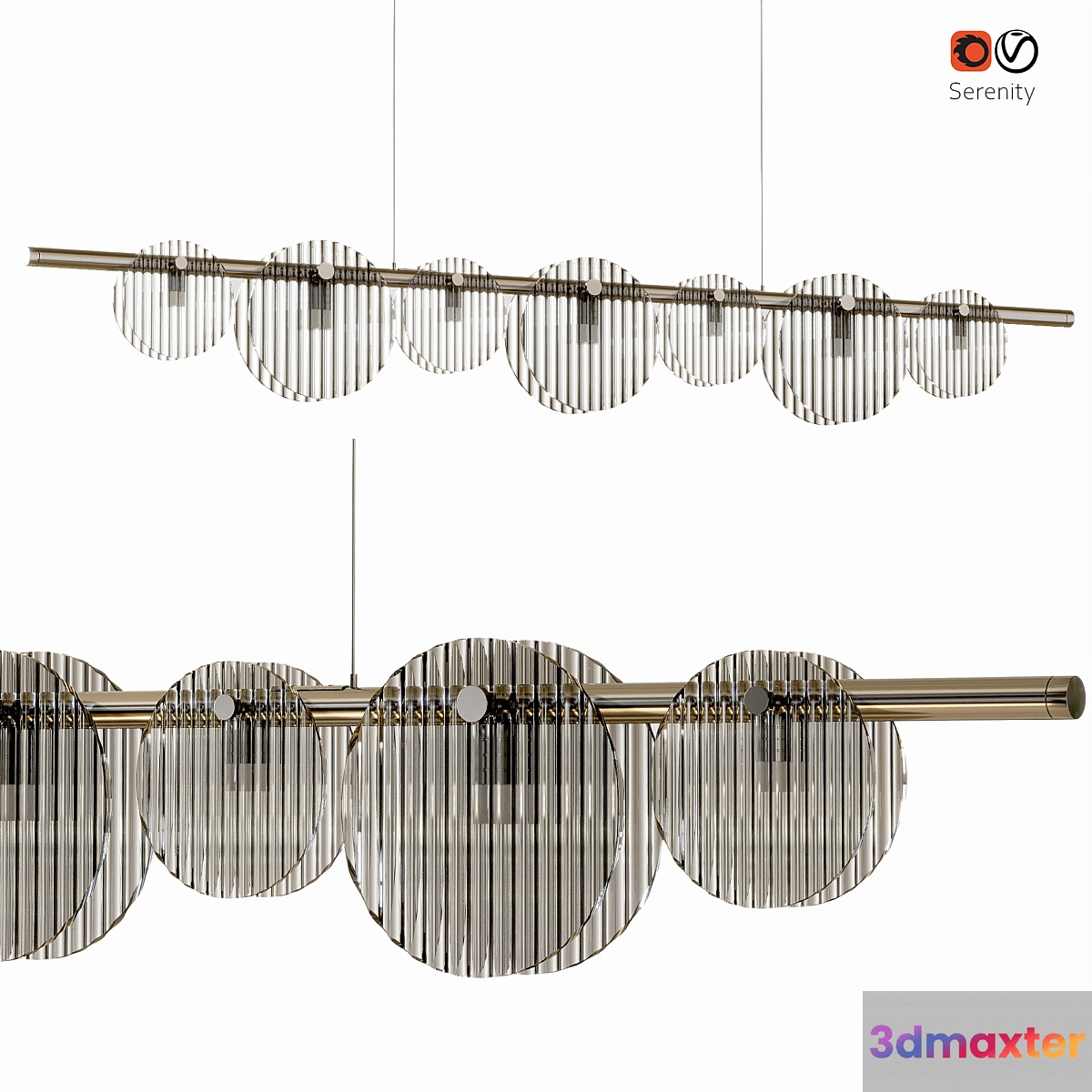 Chandelier Corner Design Serenity 3D Max