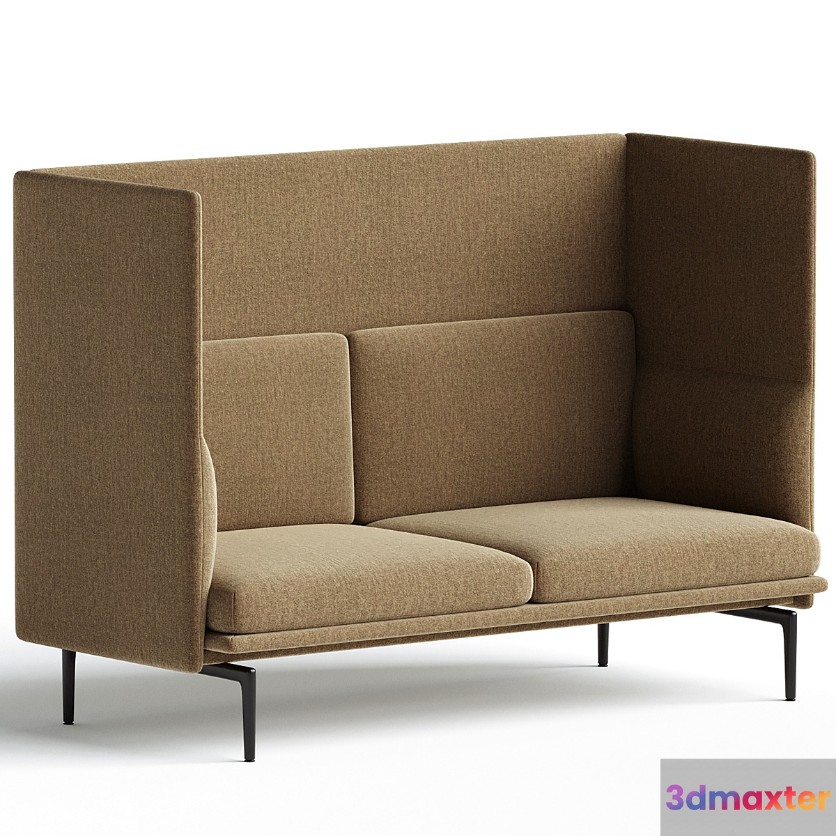 Outline Highback 2 Seater Sofa 3D Max