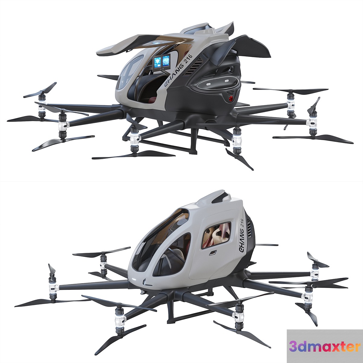 Ehang Flying Taxi - No.2 3D Max