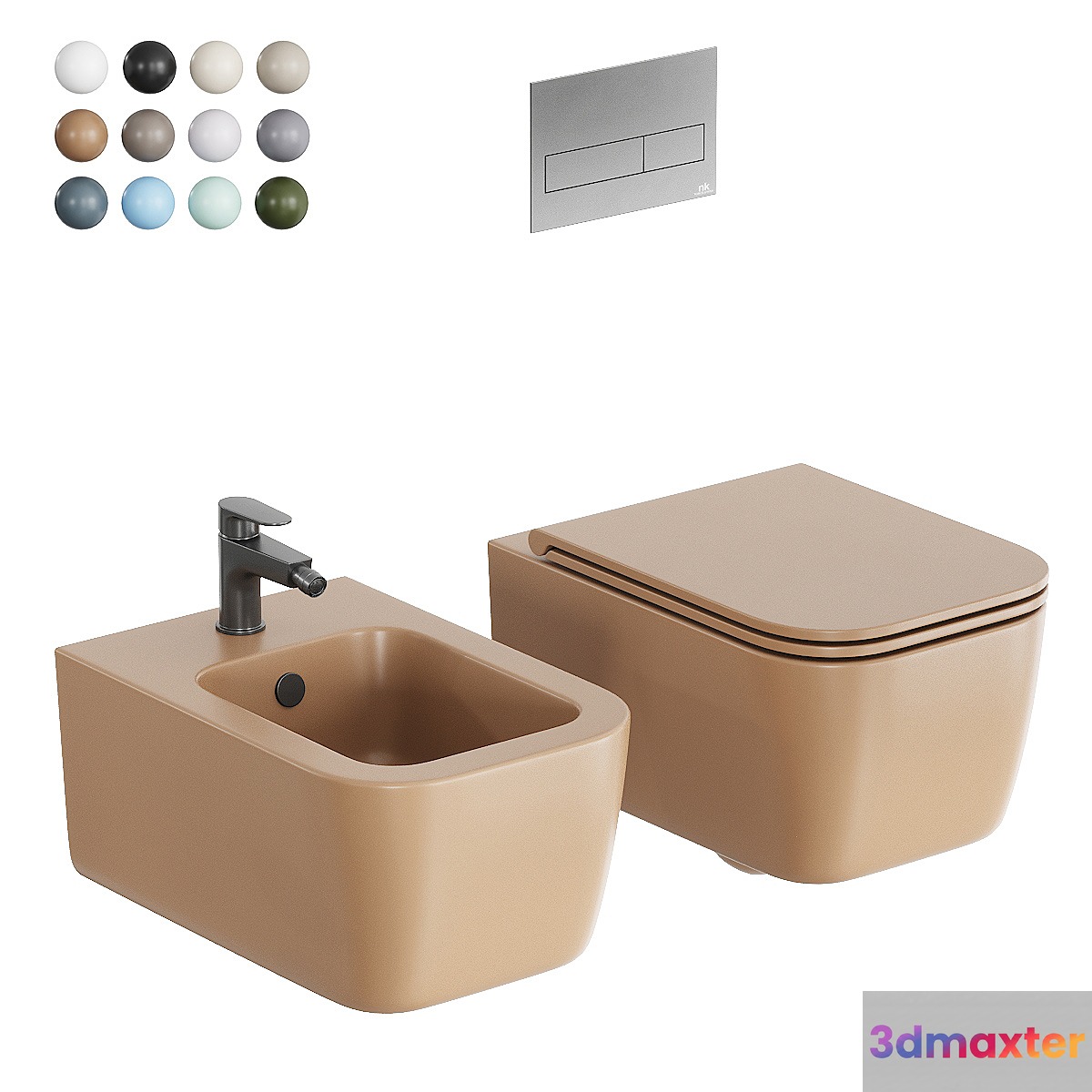 GSG Ceramic Design Brio Wall-Hung WC 3D Max