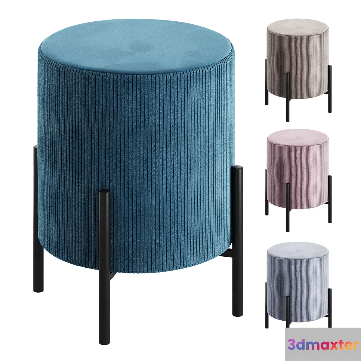 Pouf Laren - No.2 3D Max