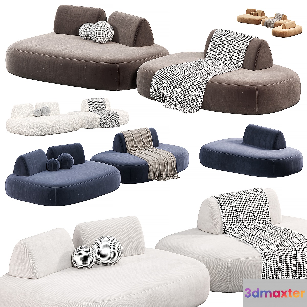 Telen Ligne Roset Divanetto sofa by miliashop sofas - No.2