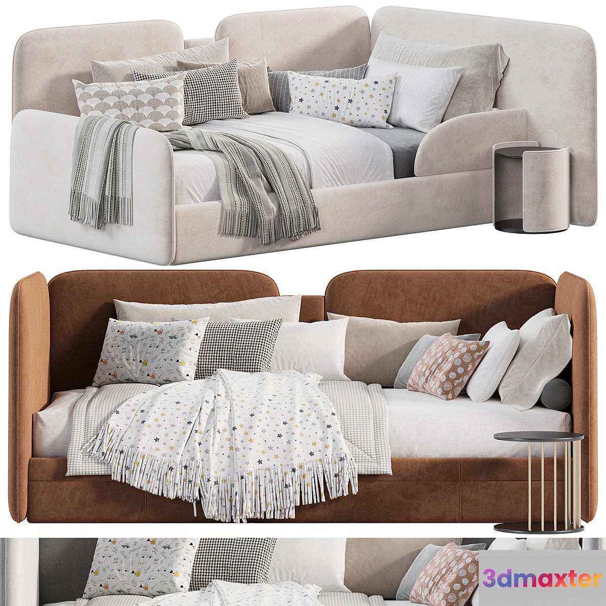 Bonita Bo kids bed 3D Max
