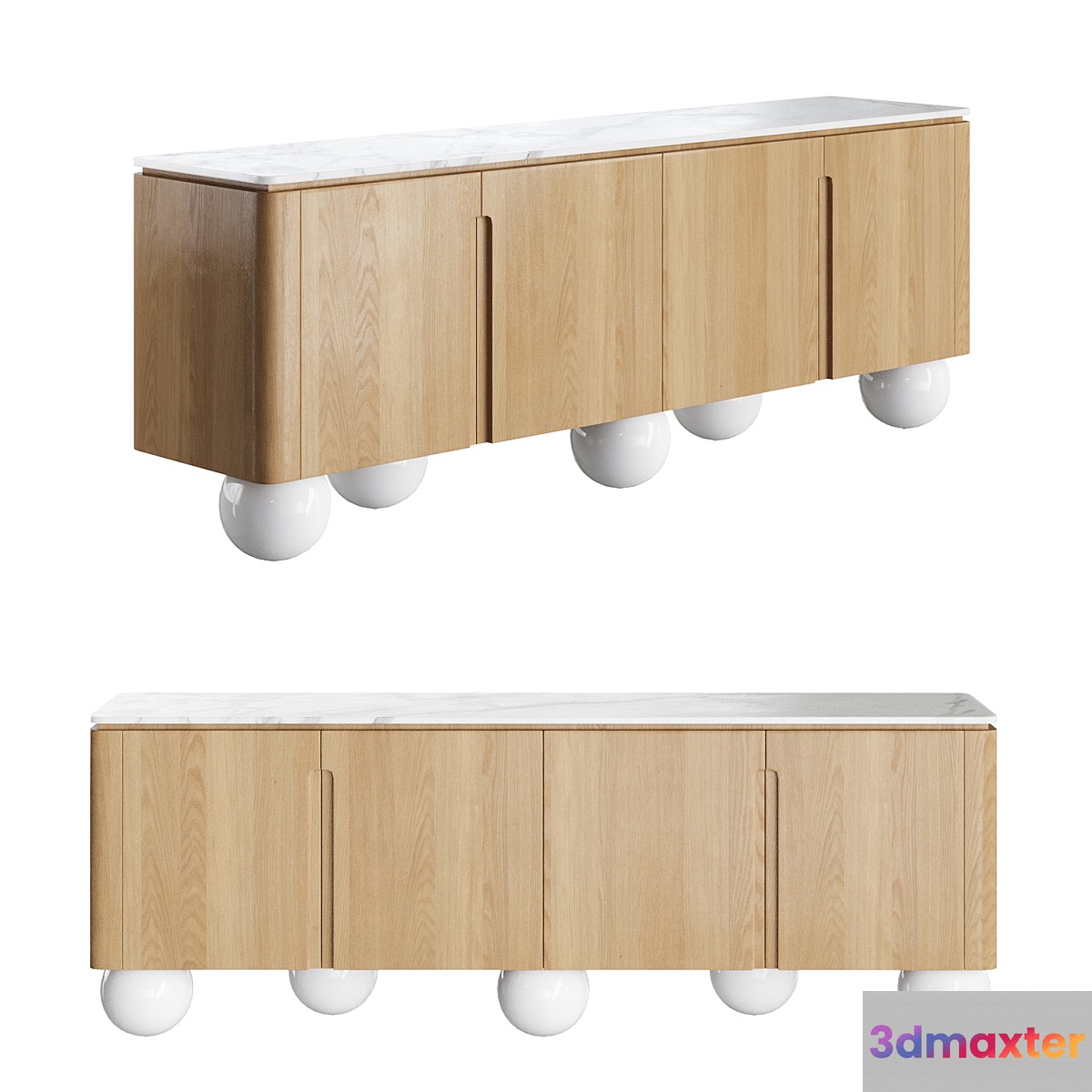 Chest of drawers City 3D Max