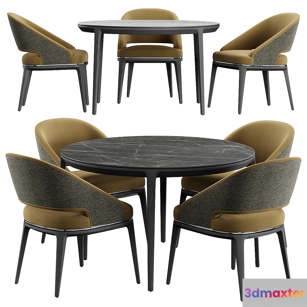 Chair Cut Konyshev PLAYGROUND MODERN ROUND Table 3D Max