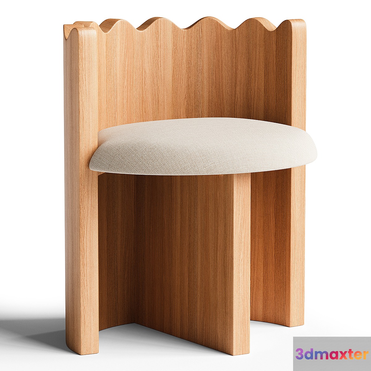 Ripple Accent Chair 3D Max