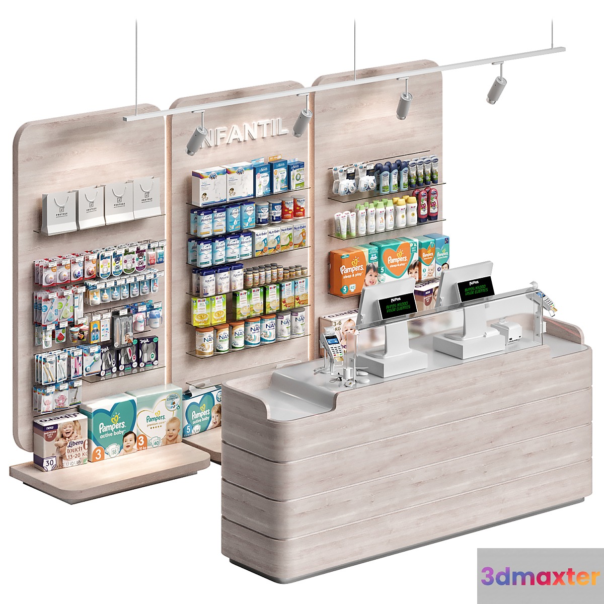 baby store 3D Max
