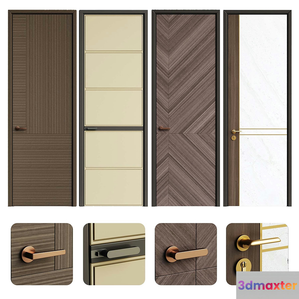 interior door 003 3D Max