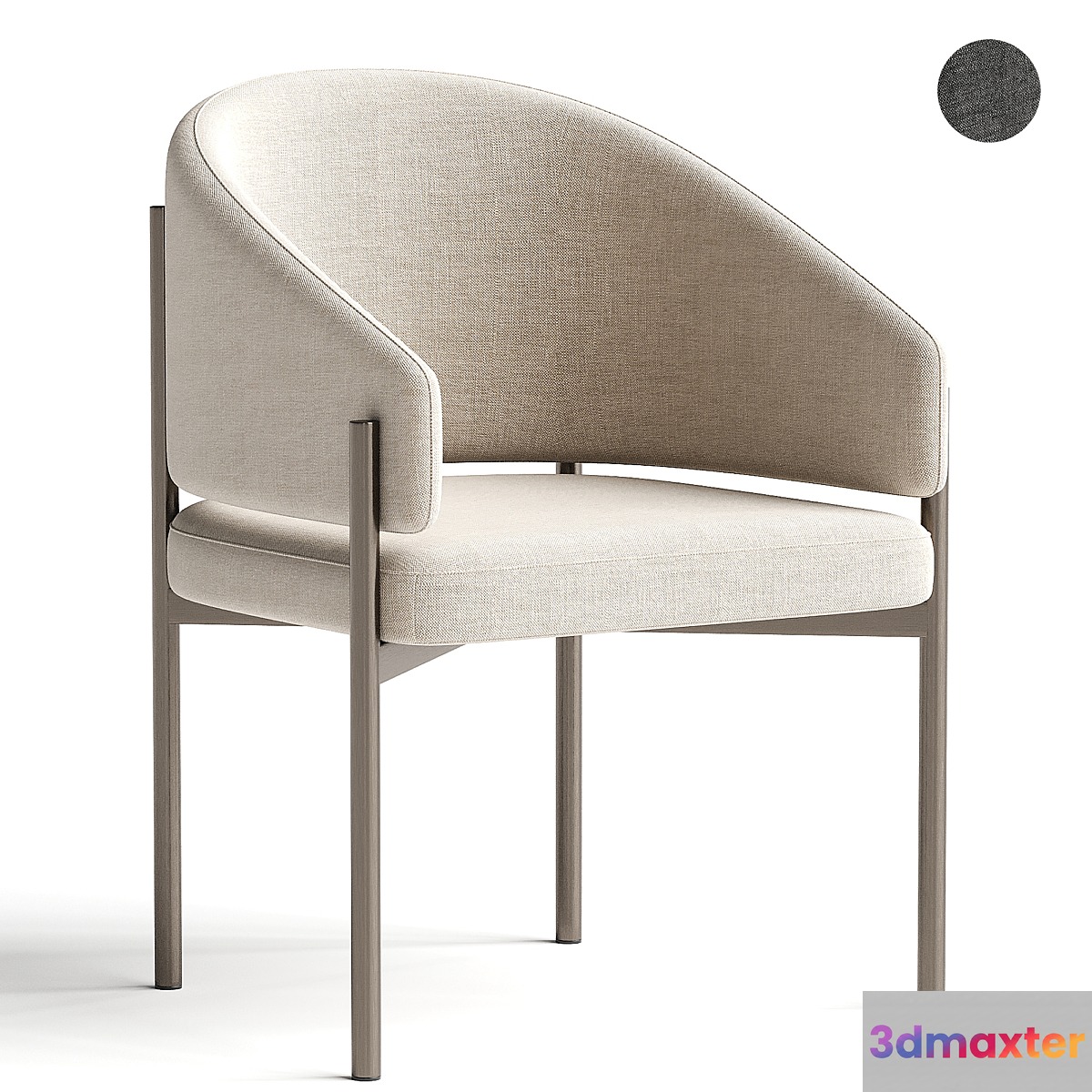 Solana Dining Chair 3D Max