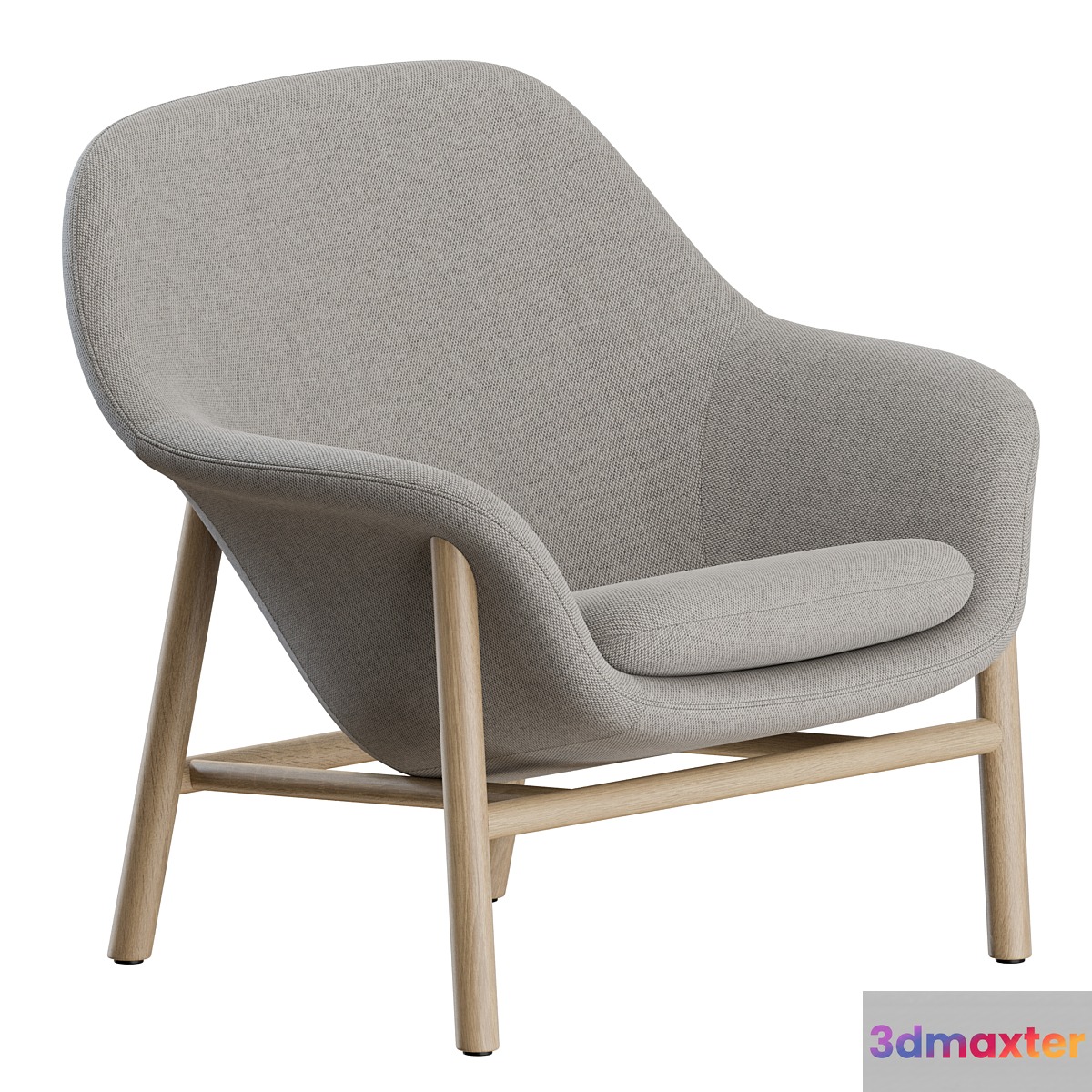 Drape Lounge Chair Wood by Normann Copenhagen 3D Max