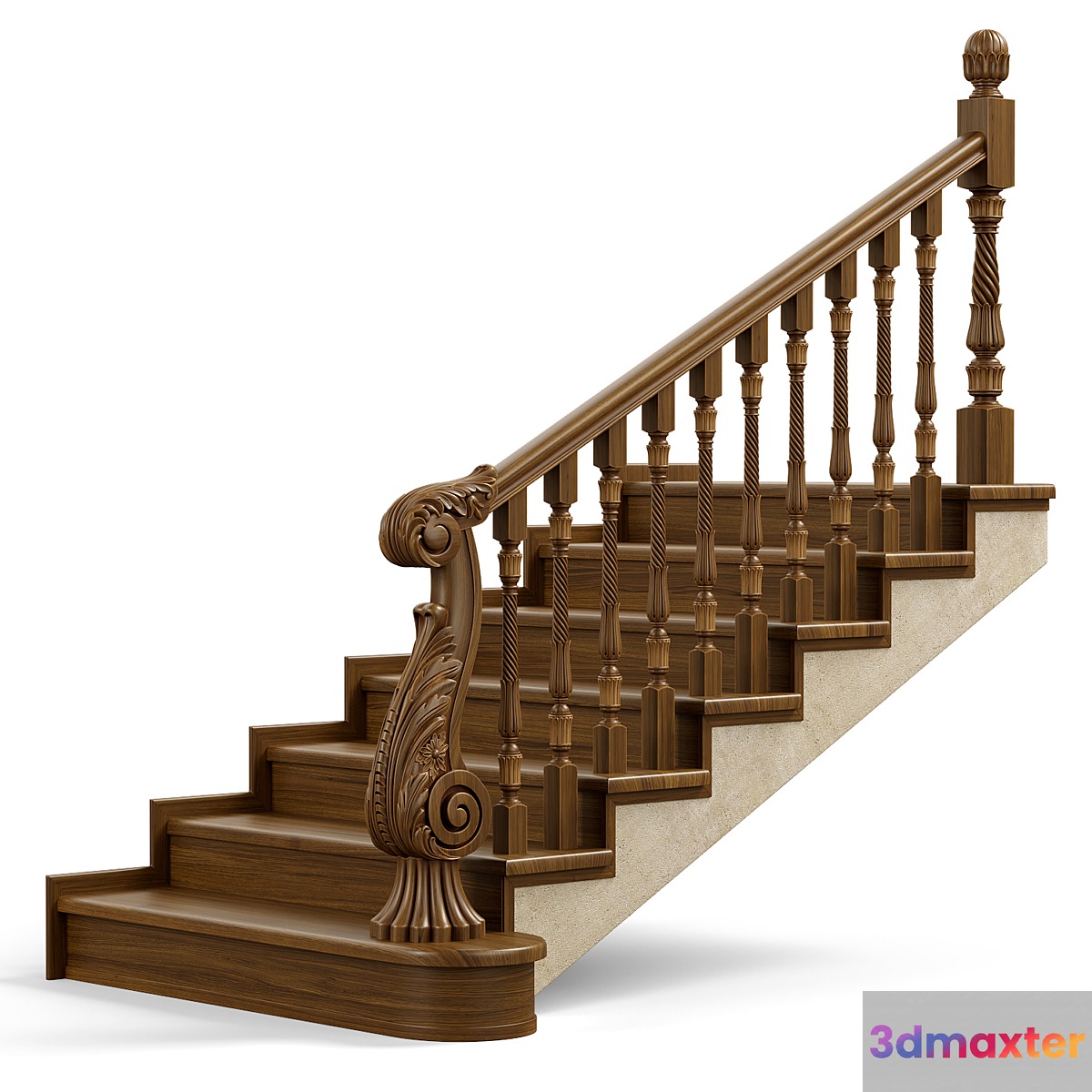 Wooden stairs 004 - No.2