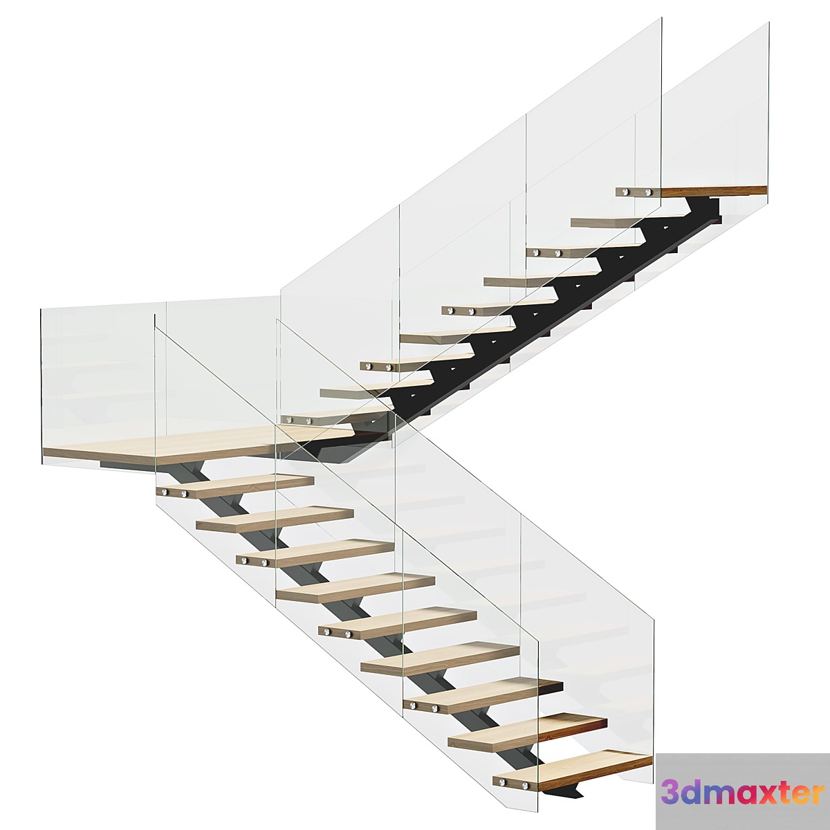 Stairs - No.4 3D Max