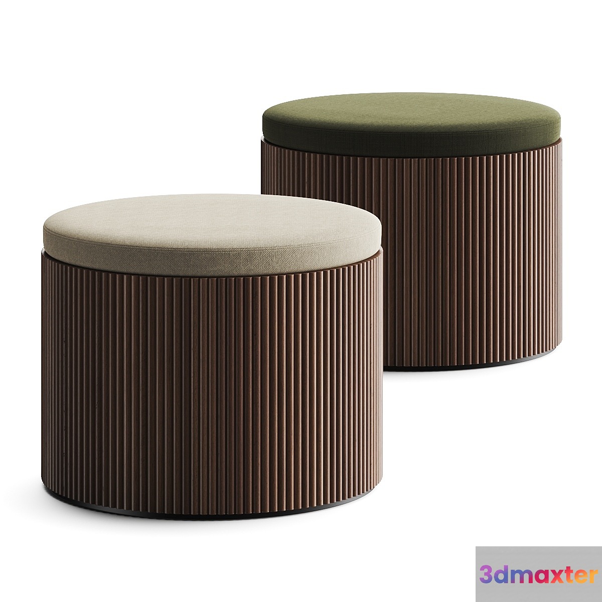 Lema Drum Pouf 3D Max