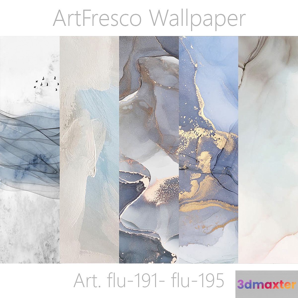 ArtFresco Wallpaper - Designer seamless wallpaper Art. flu-191- flu-195 OM
