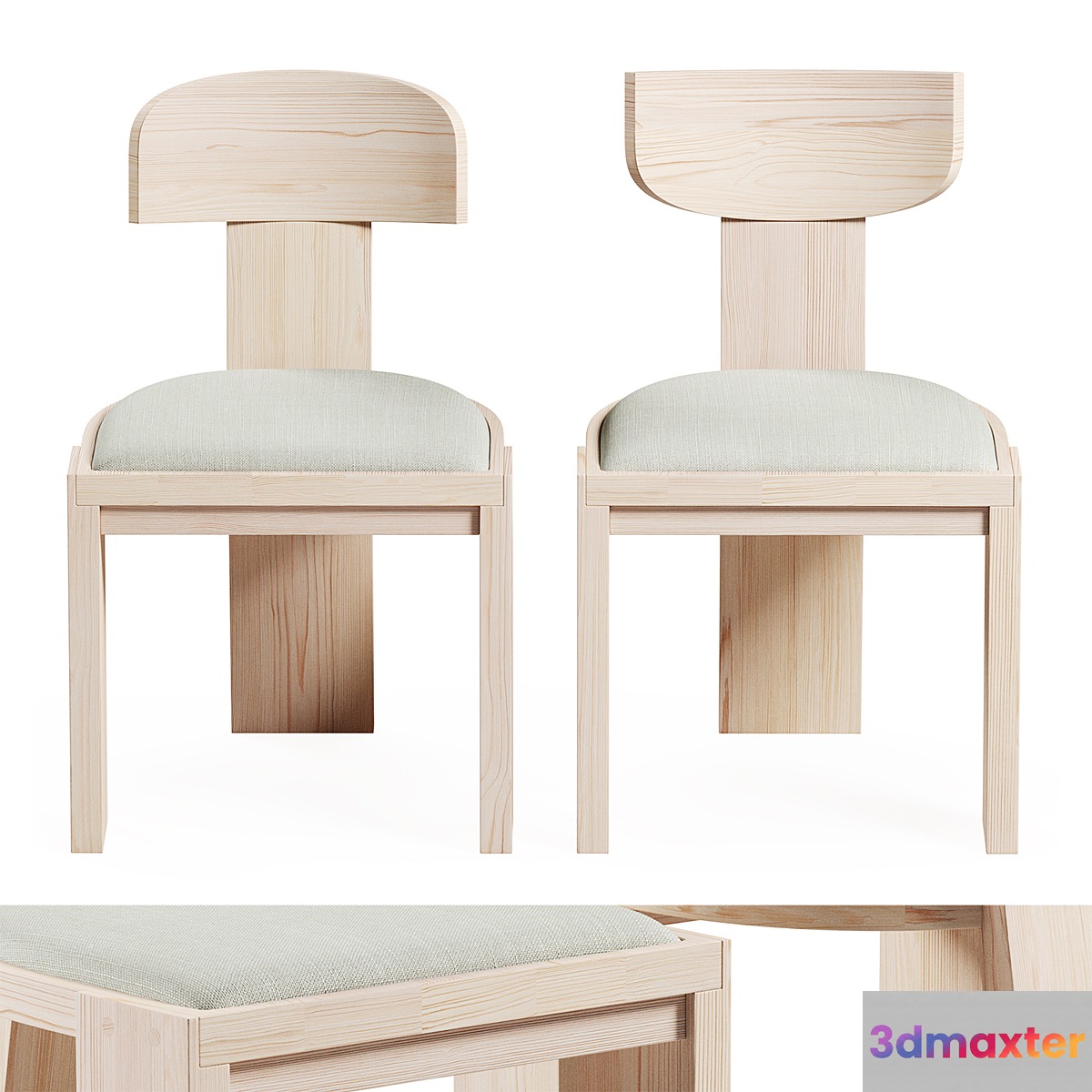 Dining Chair Vega AB by De la espada 3D Max