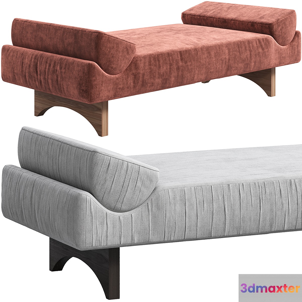 Daybed by Kevin Walz for Ralph Pucci 3D Max
