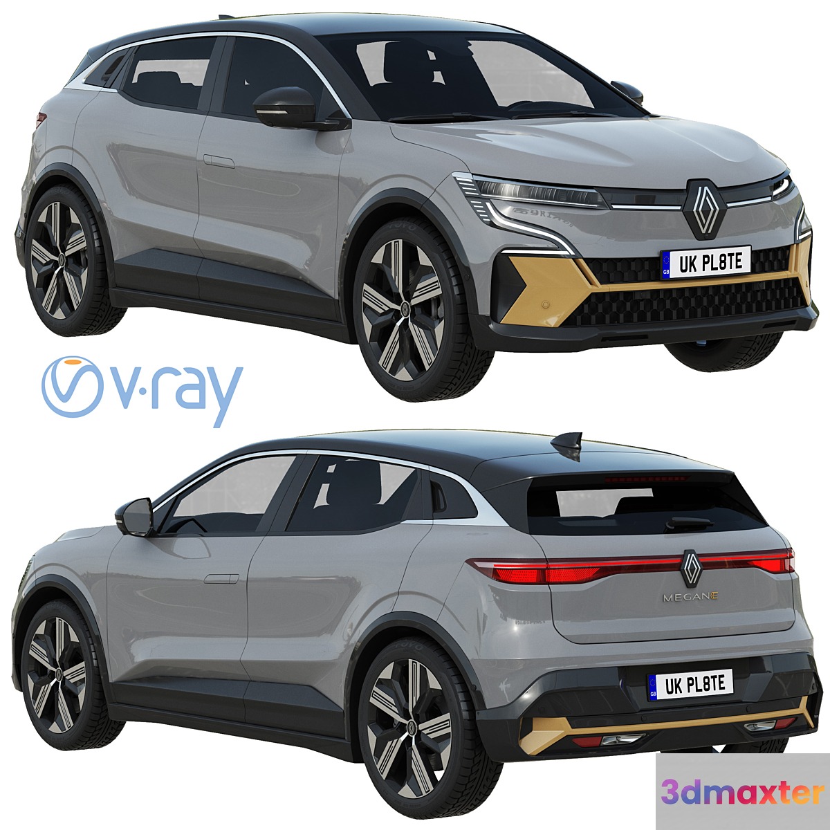 Renault Megane E-Tech 3D Max