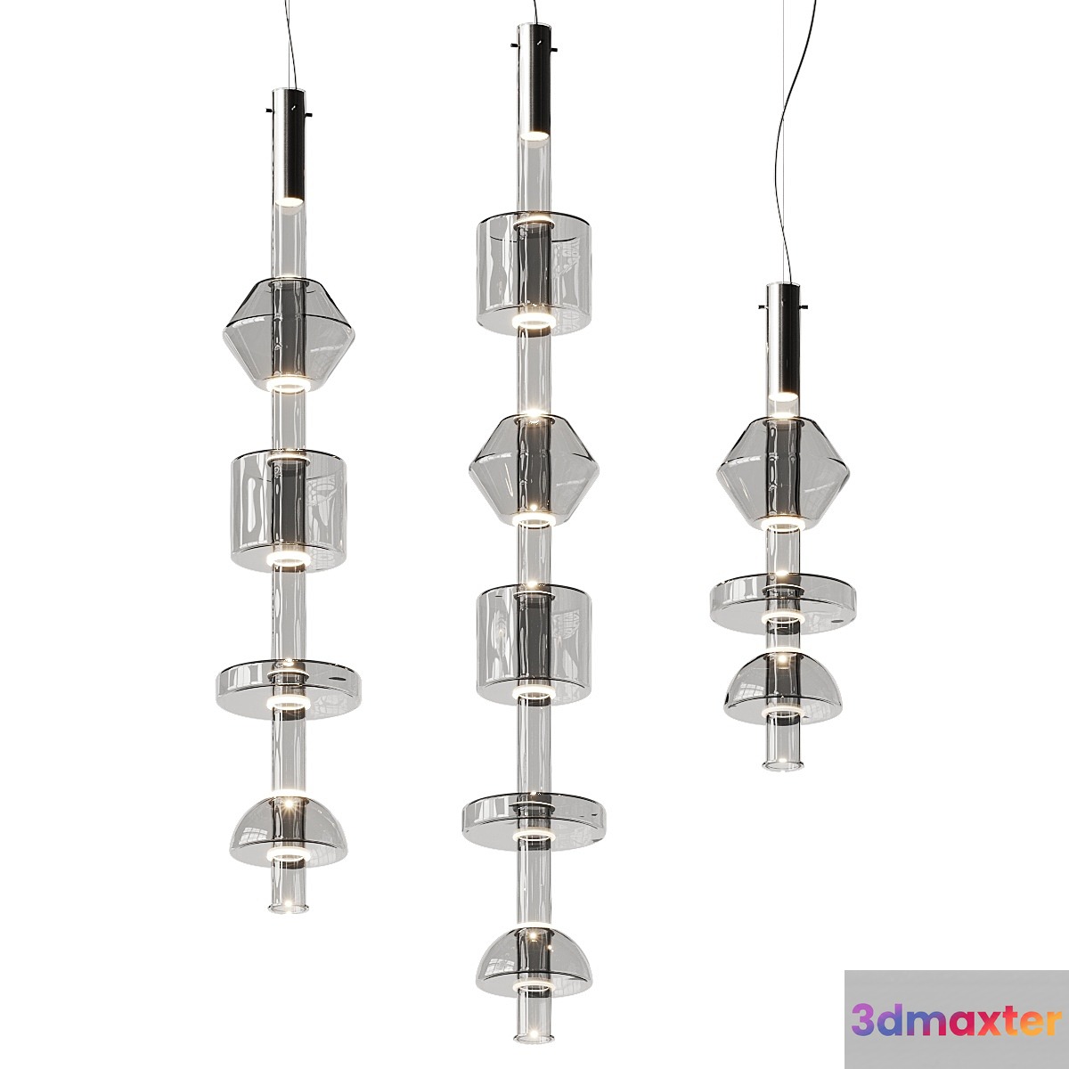 Martinelli Luce Infinita Pendant Lamp - No.2 3D Max