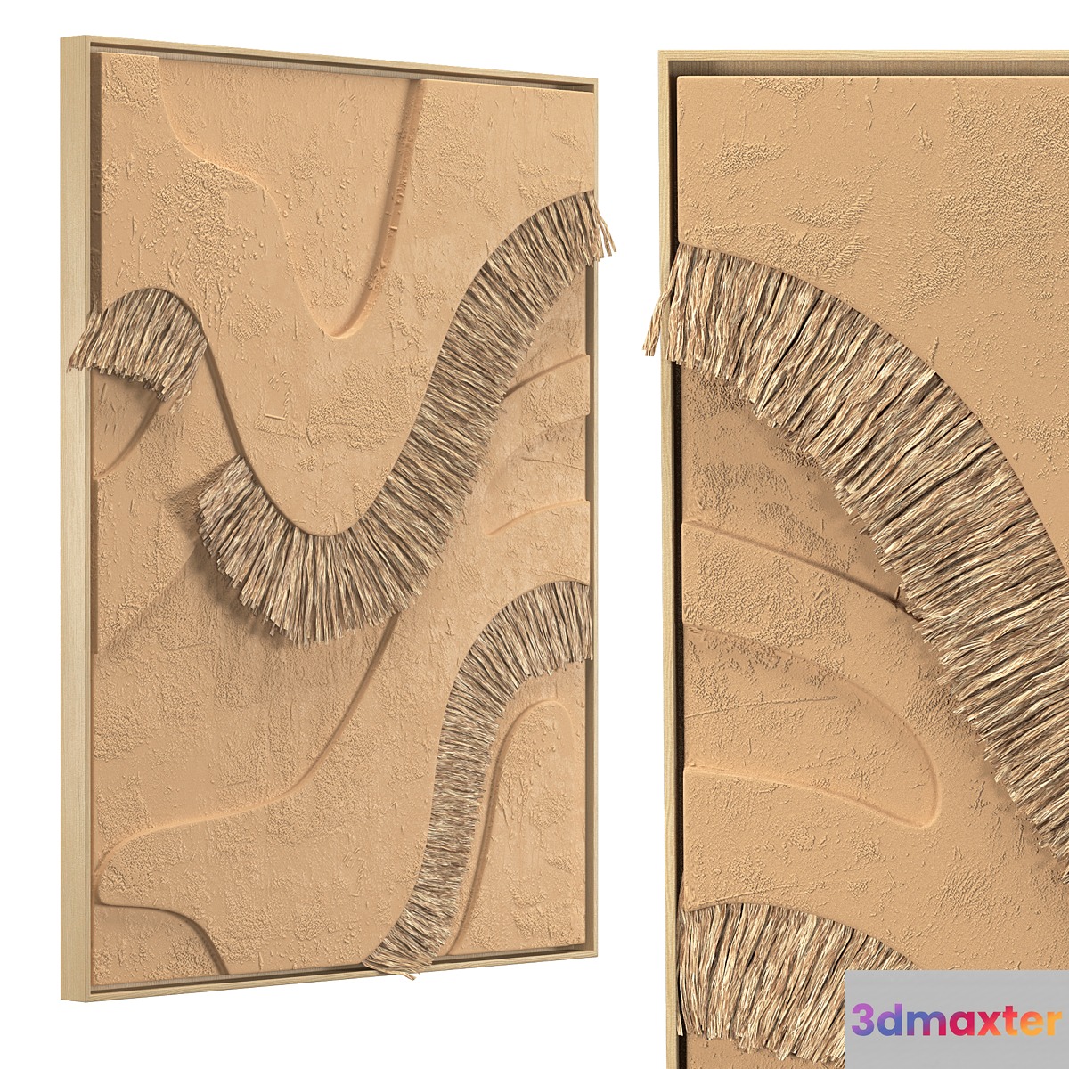 ELAN BYRD RAFFIA ART 3 3D Max