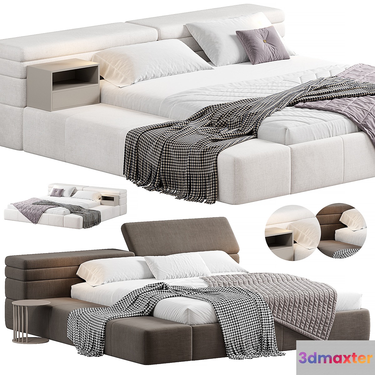 Mayfair Dream Bed by Arketipo Firenze - No.2 3D Max