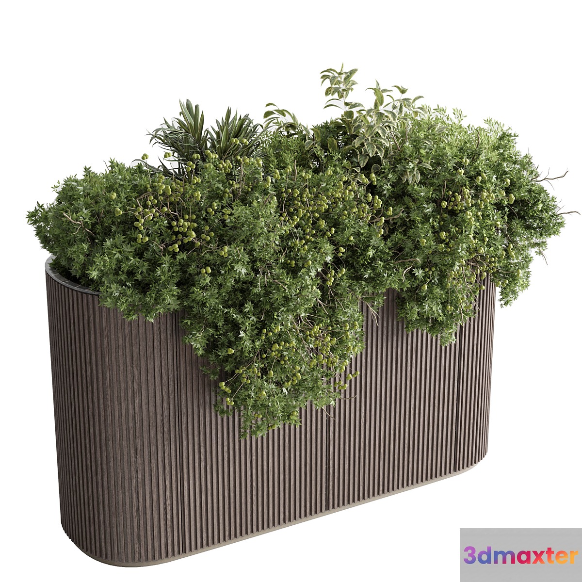 wooden box plants on stand - set indoor 383 marble box vase