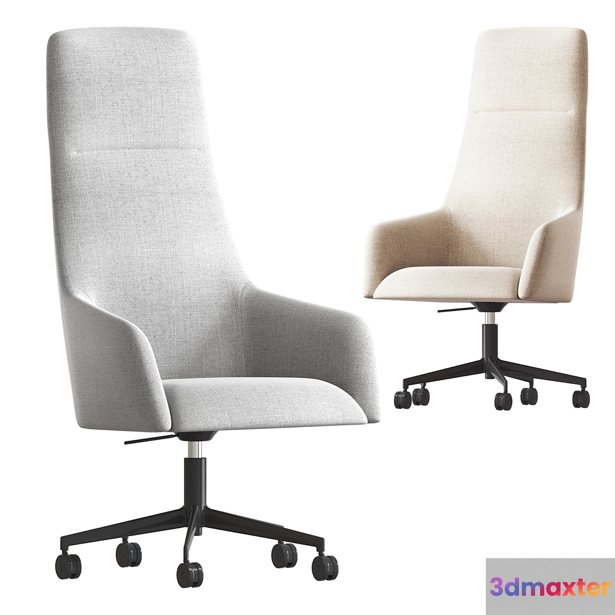 Office chair ALYA EXECUTIVE SO1496 from Andreu World 3D Max