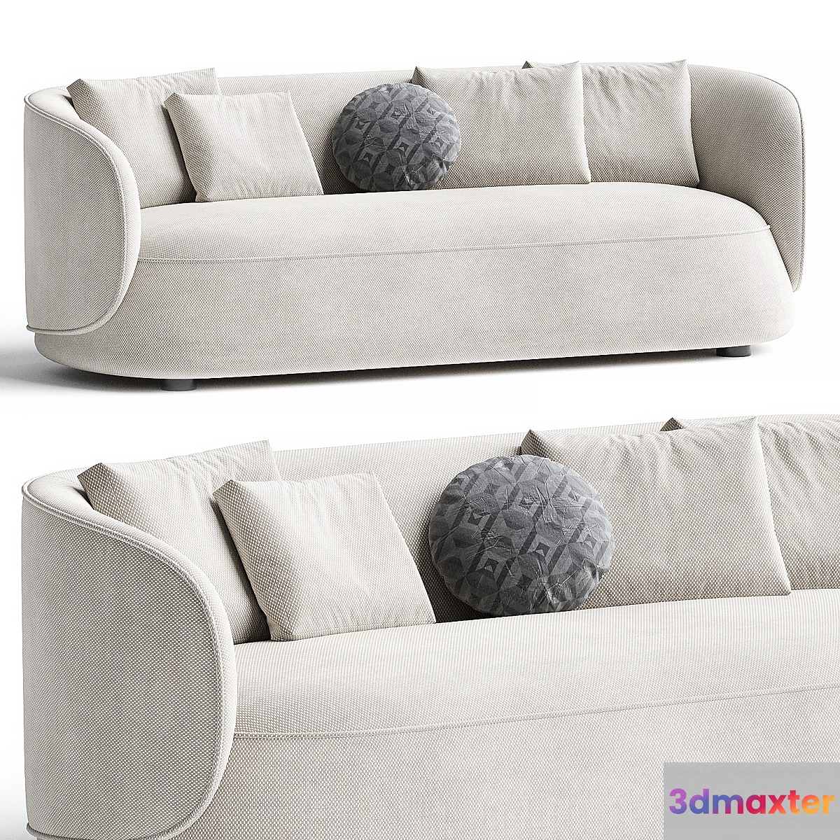 CTS Italian Sofa 3D Max