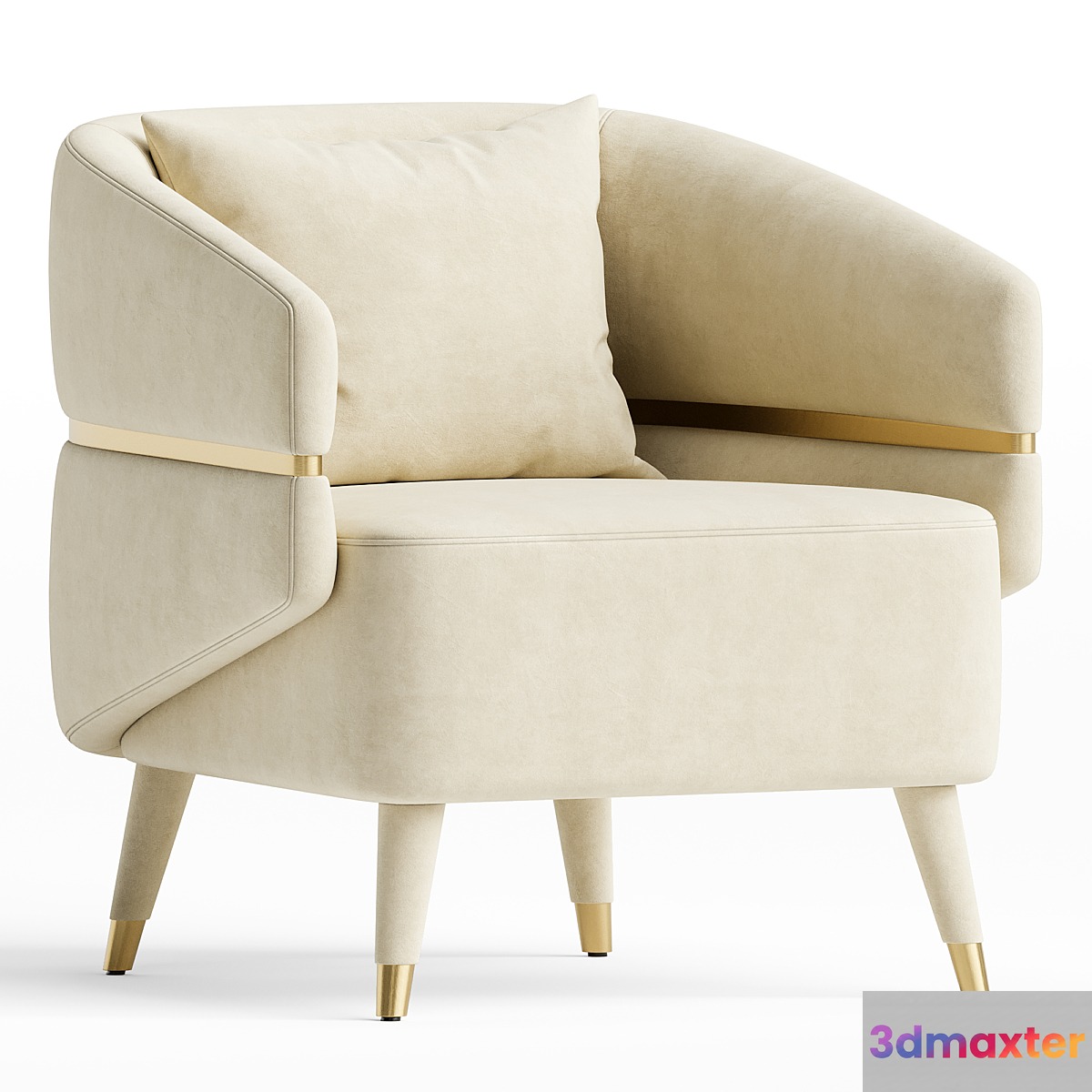 Ayla Velvet Accent Chair - No.2