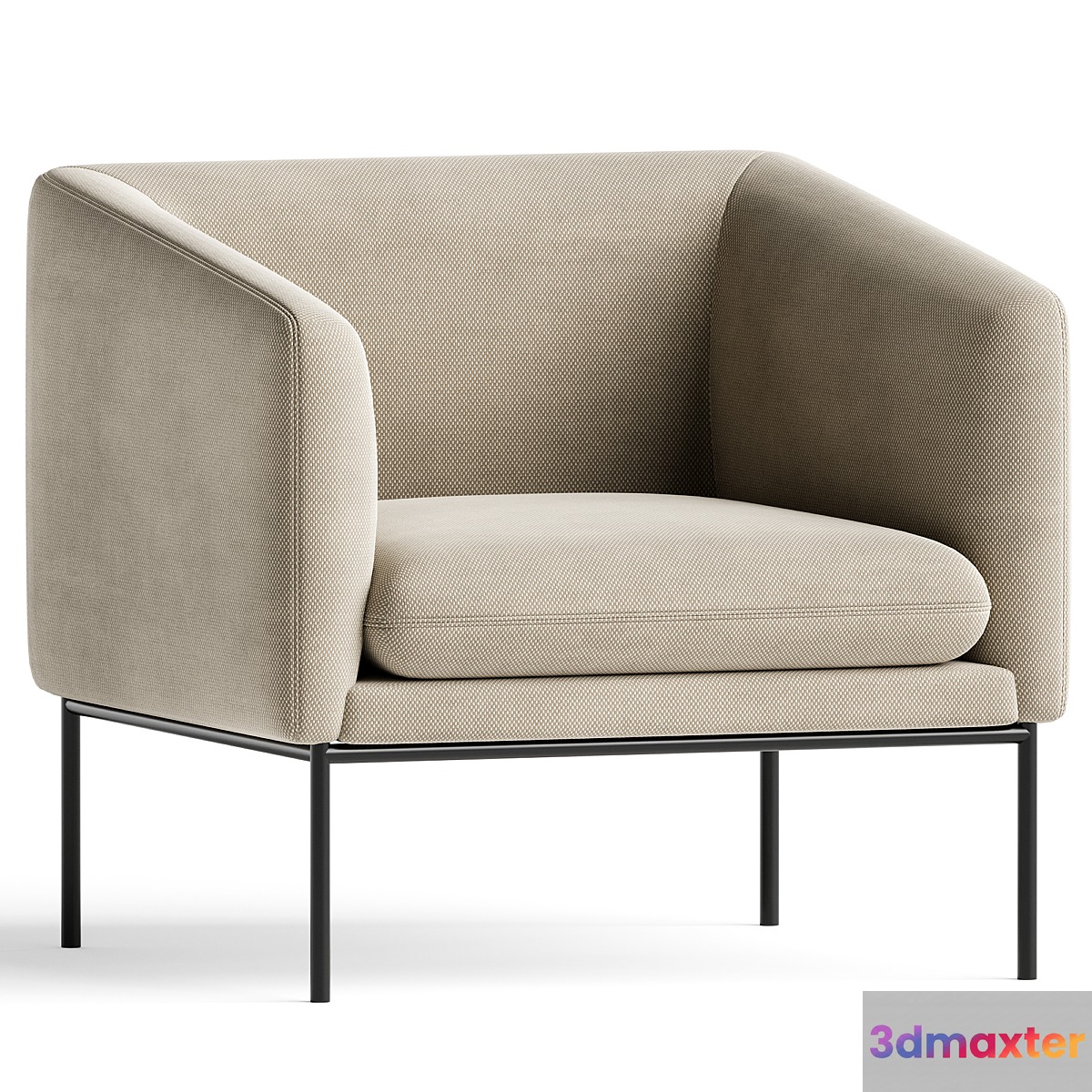 Turn Lounge Chair - No.2 3D Max