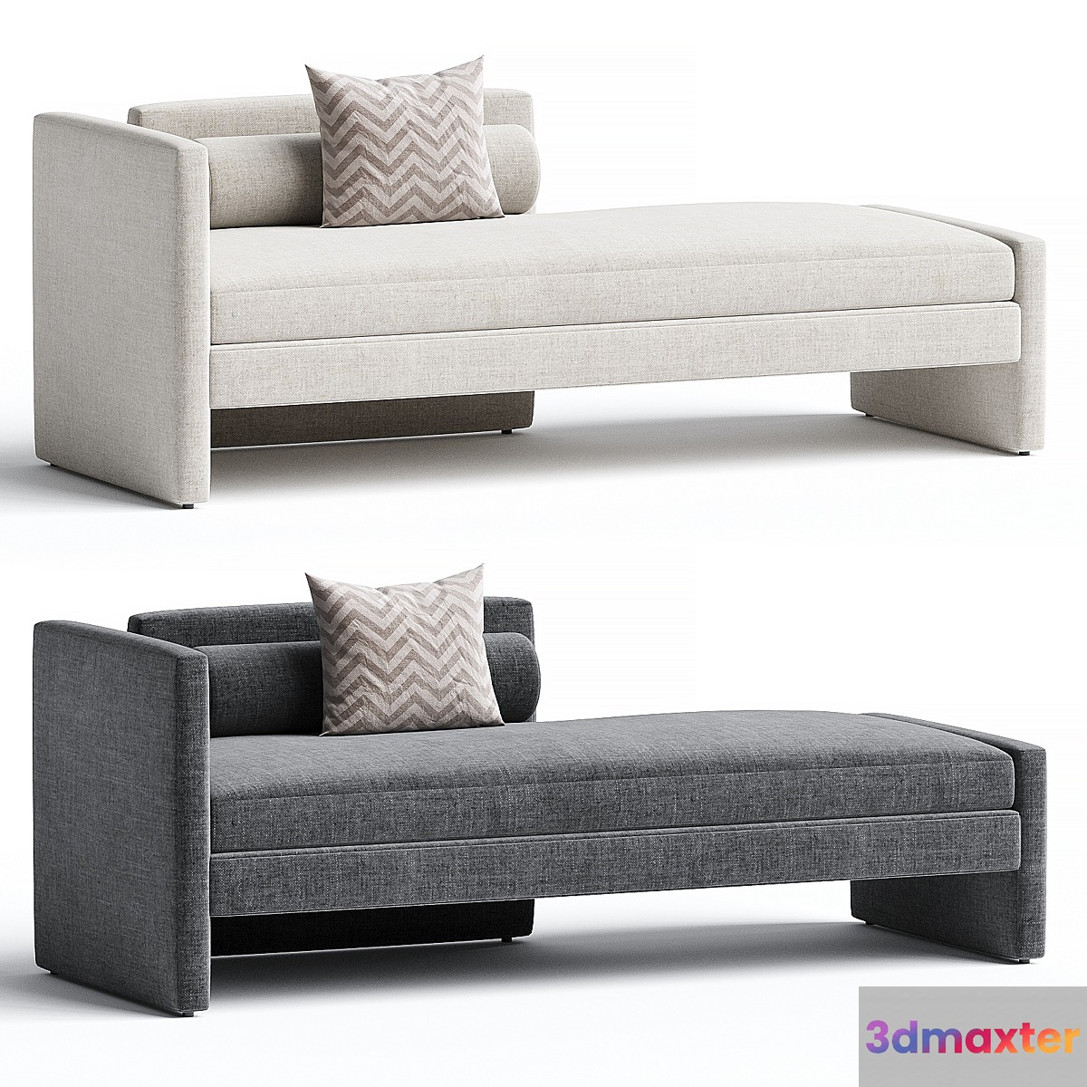 SEGMENT | Fabric day bed By TRNK - No.2 3D Max