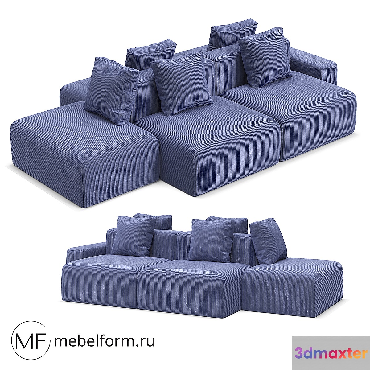 sofa velar 2 3D Max