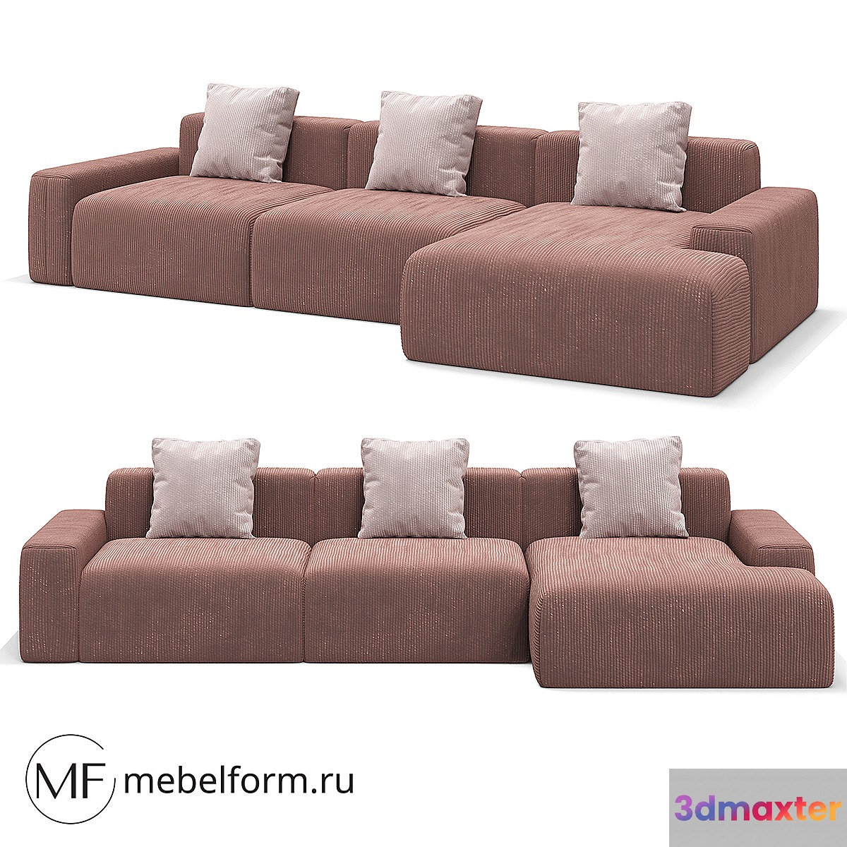 sofa velar 3D Max