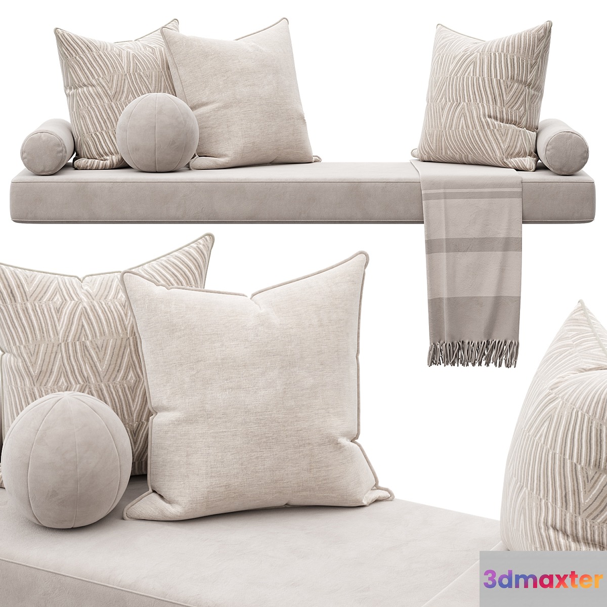 Set of decorative pillows 006