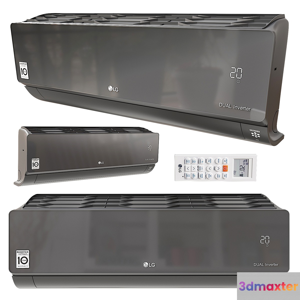 Air conditioner LG AC09BQ 3D Max