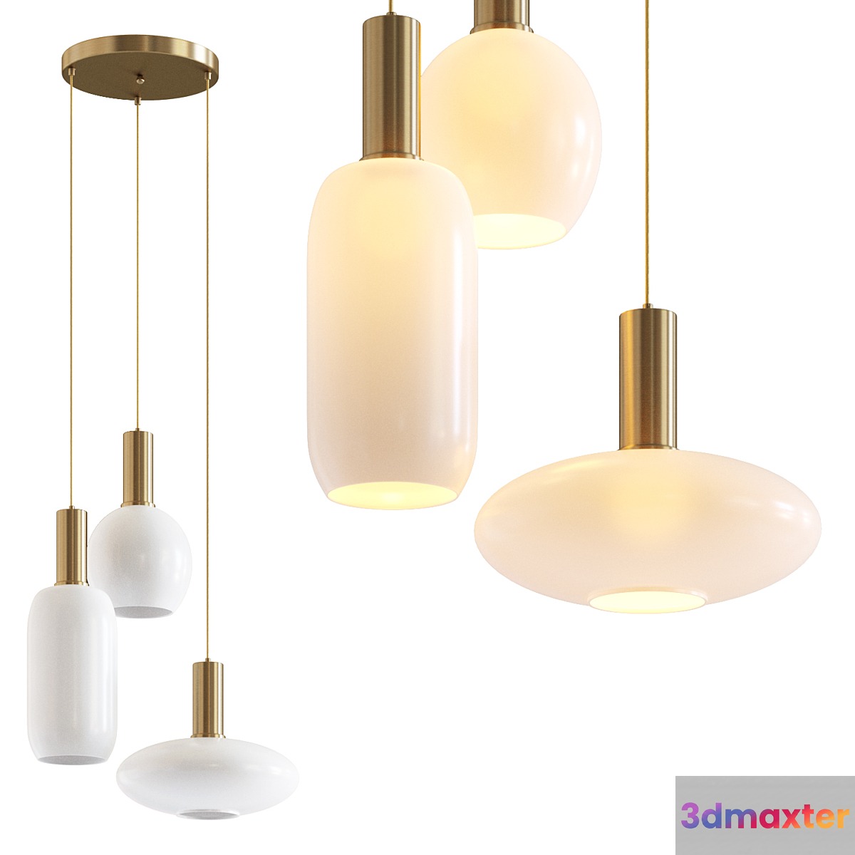 Suspension lamp Moderli Martin-2 3D Max