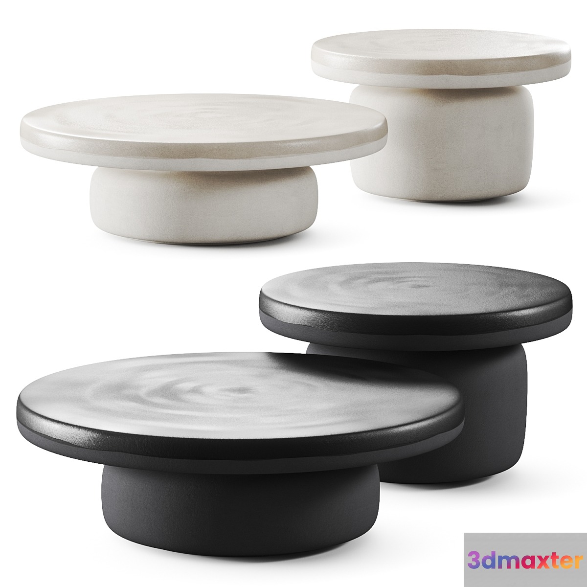 Poliform Crew Coffee Tables 3D Max