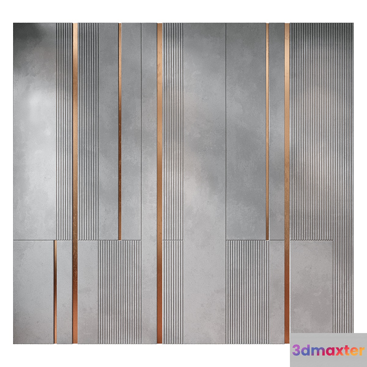 wall panels | set 203 3D Max