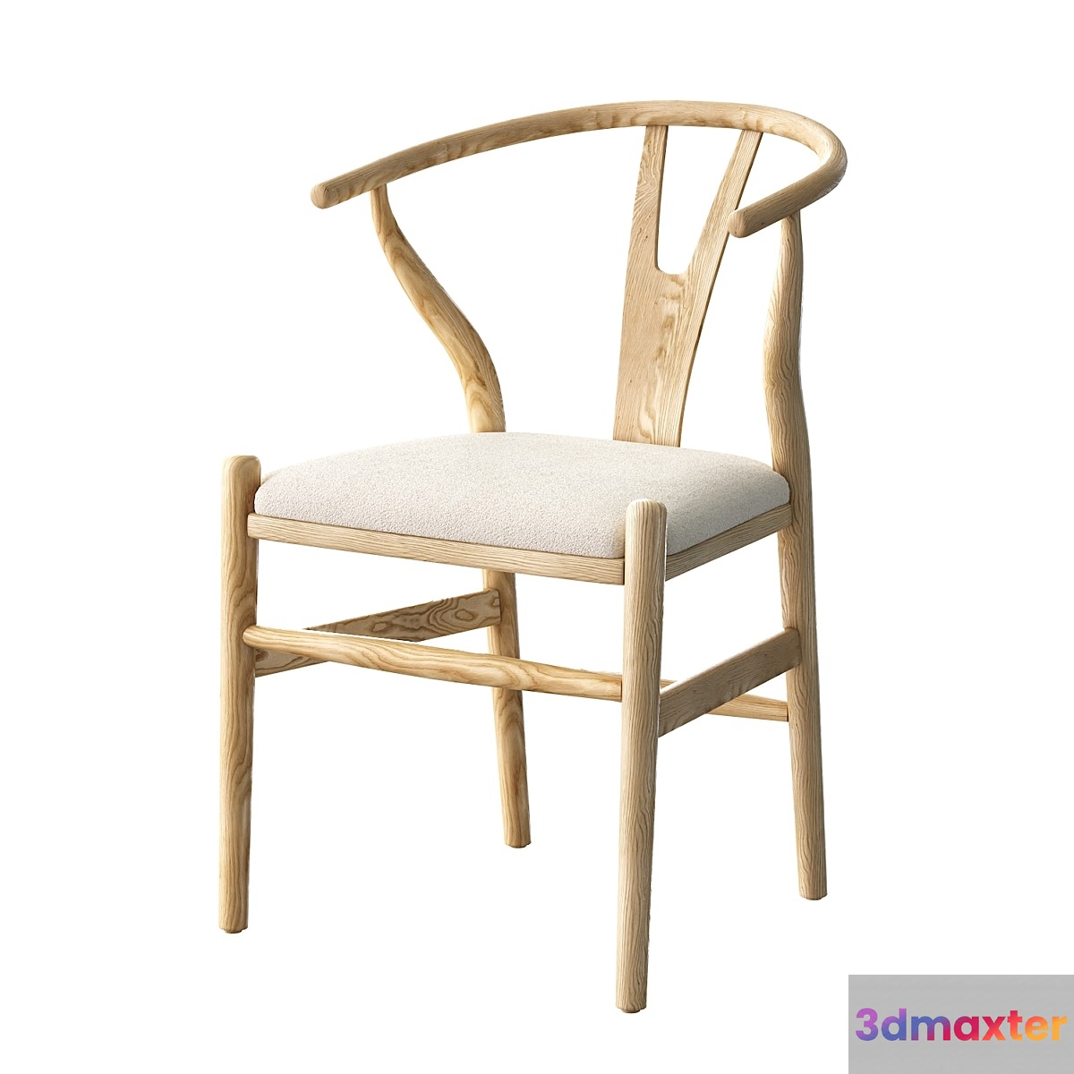 Robin Wishbone Dining Chair 3D Max